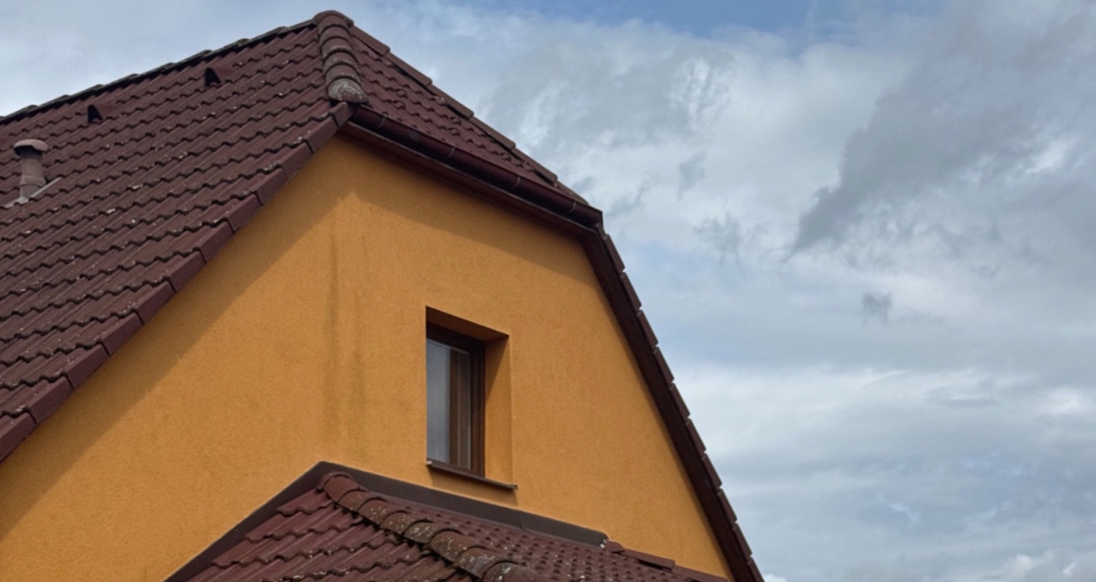 Rodinný dům před osazením venkovní klimatizační jednotky